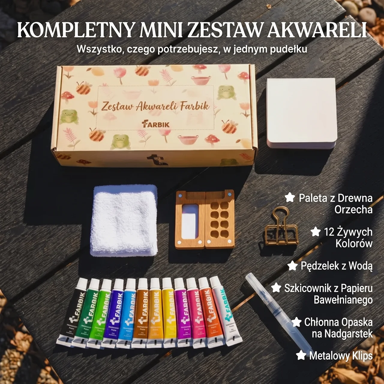 Zestaw Akwareli Farbik